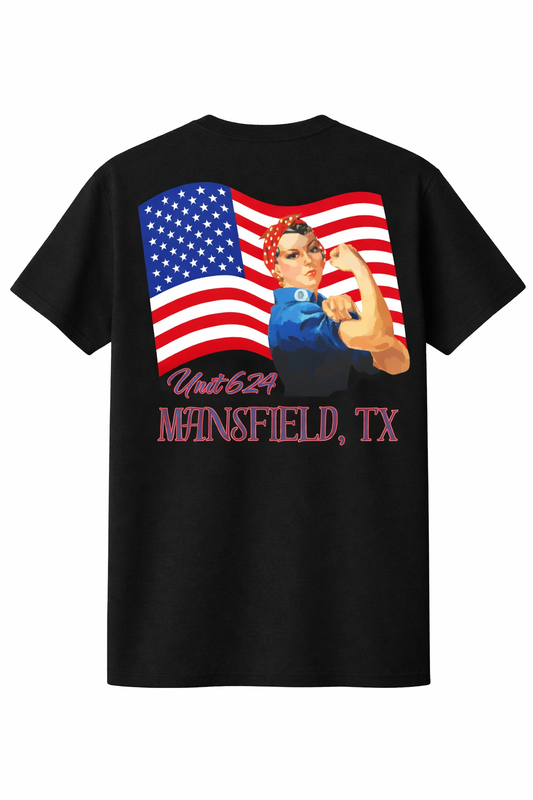 Rosie Tee with American Flag