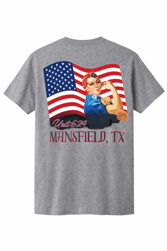Rosie Tee with American Flag