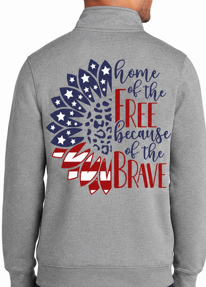 Zip up sweatshirt Home of the Free
