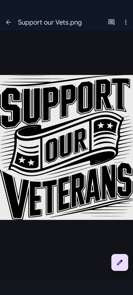 Support Our Veterans Rocker Tank