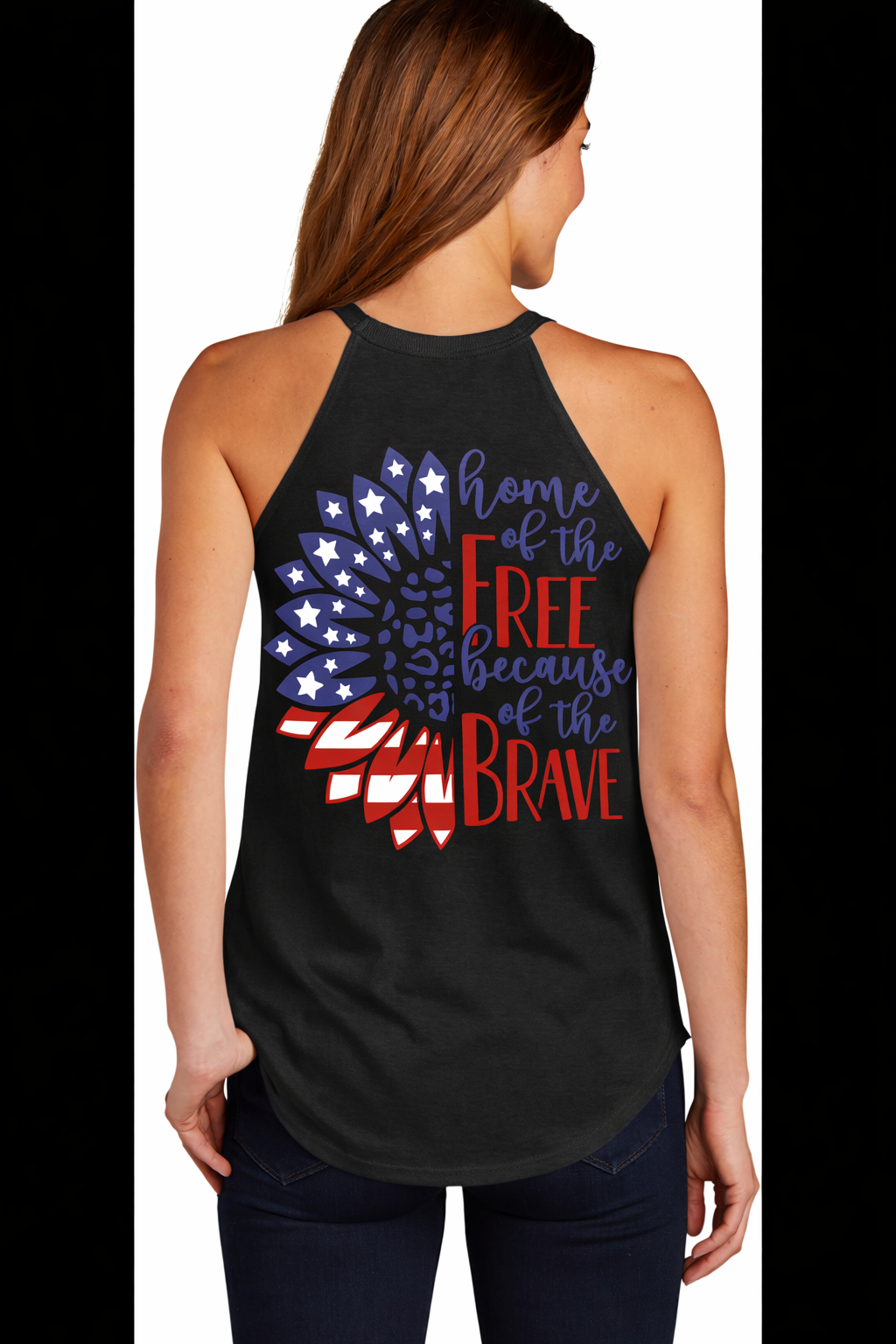 Land of the Free Rocker Tank