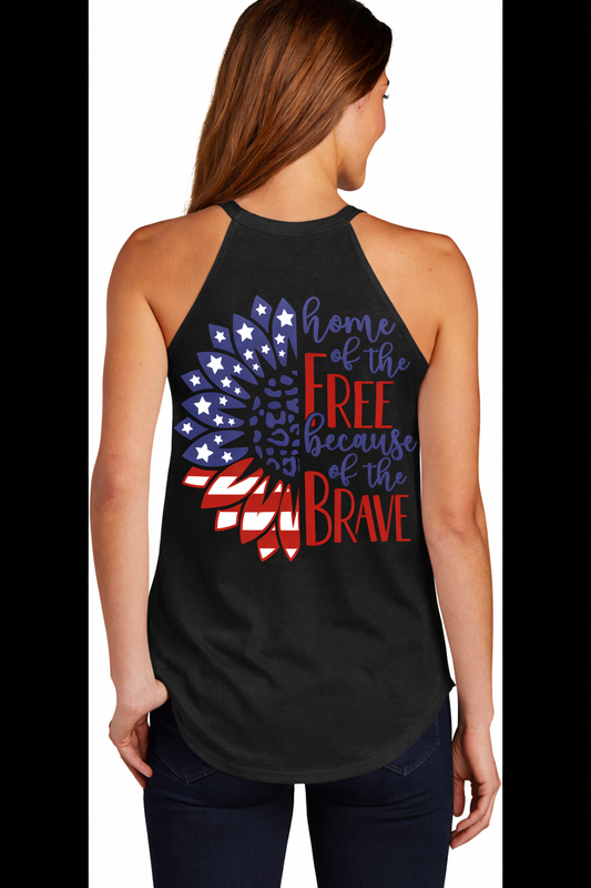 Land of the Free Rocker Tank